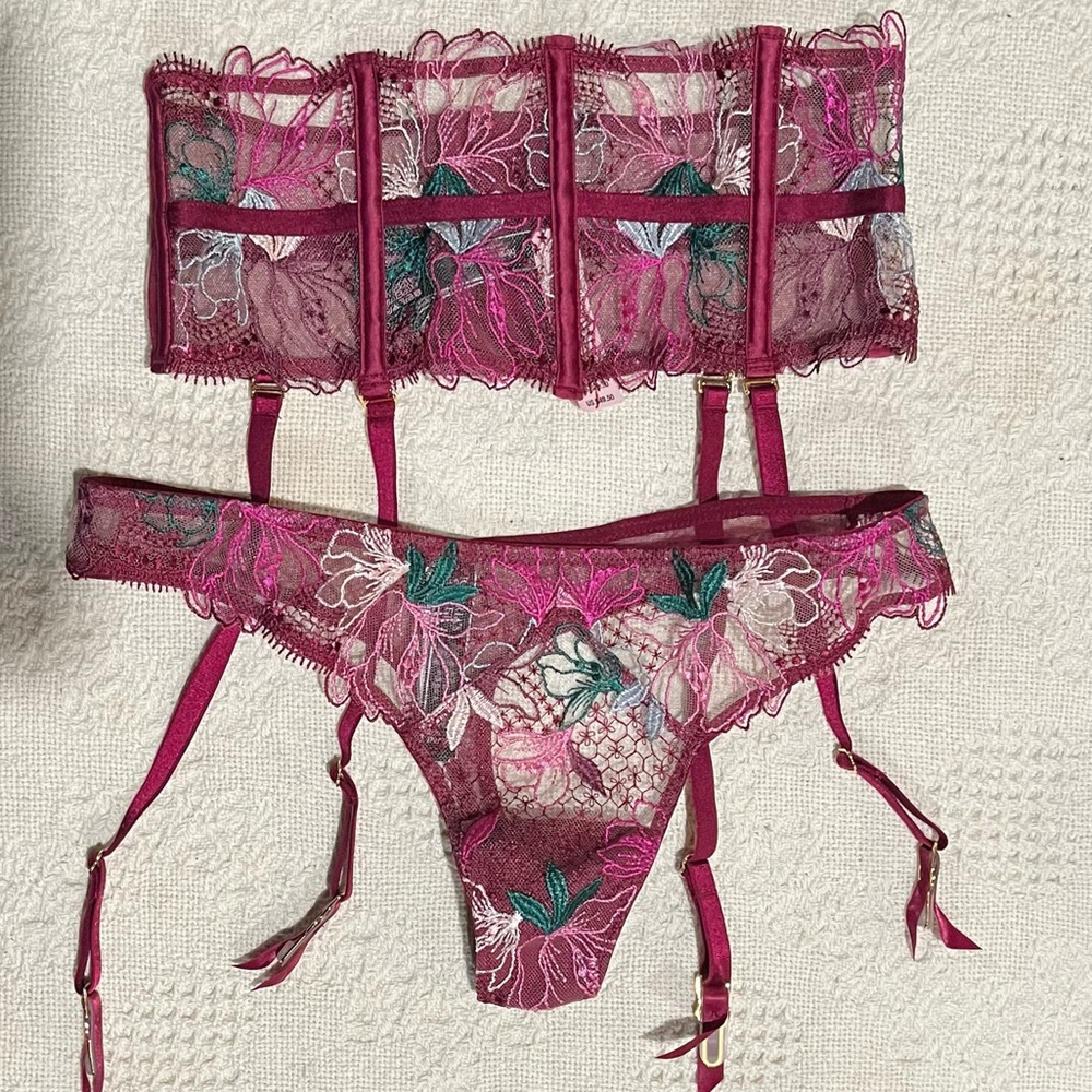 Victoria’s Secret Garter belt and Thong set
